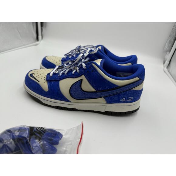 Size 6.5 (GS) - Nike Dunk Low Jackie Robinson - Picture 3 of 7